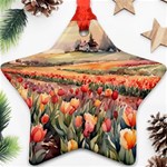 Tulips Field Tree Ornament (Star)