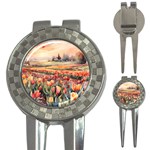 Tulips Field Tree 3-in-1 Golf Divots