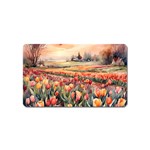 Tulips Field Tree Magnet (Name Card)