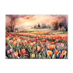 Tulips Field Tree Sticker A4 (100 pack)