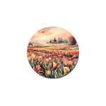 Tulips Field Tree Golf Ball Marker (4 pack)