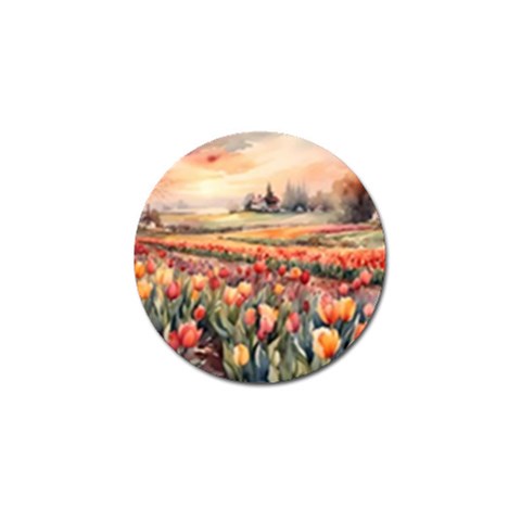 Tulips Field Tree Golf Ball Marker (10 pack) from ArtsNow.com Front