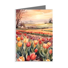 Tulips Field Tree Mini Greeting Cards (Pkg of 8) from ArtsNow.com Right