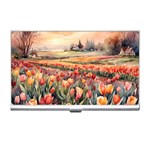 Tulips Field Tree Business Card Holder