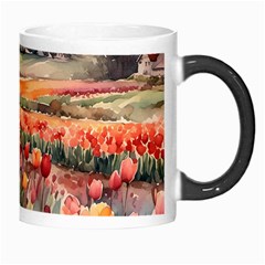 Tulips Field Tree Morph Mug from ArtsNow.com Right