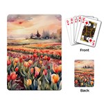 Tulips Field Tree Playing Cards Single Design (Rectangle)