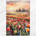 Tulips Field Tree Canvas 12  x 18 
