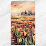 Tulips Field Tree Canvas 40  x 72 