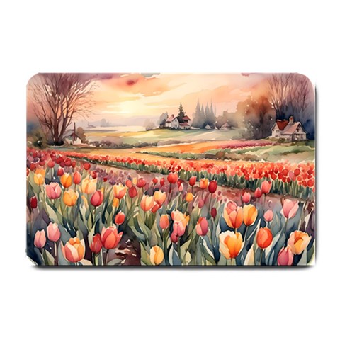 Tulips Field Tree Small Doormat from ArtsNow.com 24 x16  Door Mat