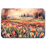 Tulips Field Tree Large Doormat