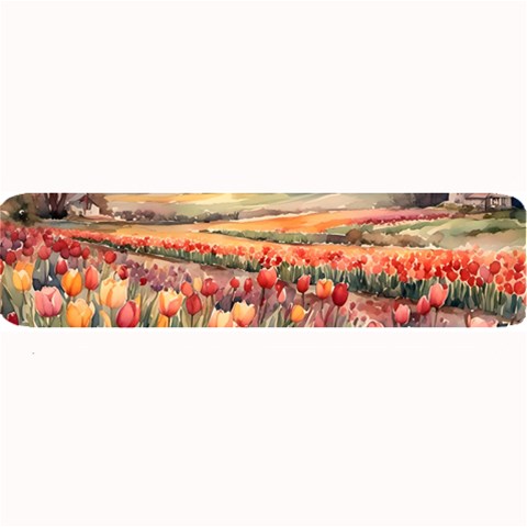 Tulips Field Tree Large Bar Mat from ArtsNow.com 32 x8.5  Bar Mat