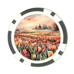 Tulips Field Tree Poker Chip Card Guard