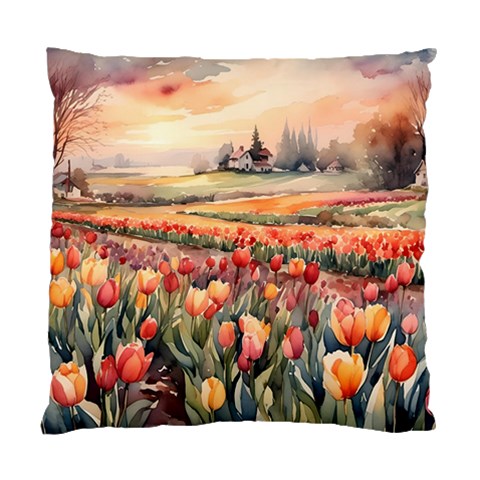 Tulips Field Tree Standard Cushion Case (One Side) from ArtsNow.com Front
