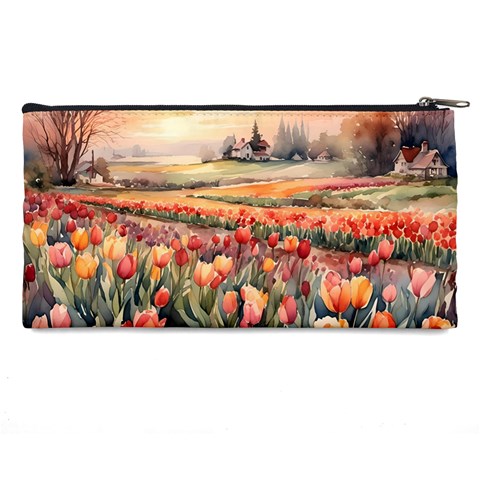 Tulips Field Tree Pencil Cases from ArtsNow.com Back