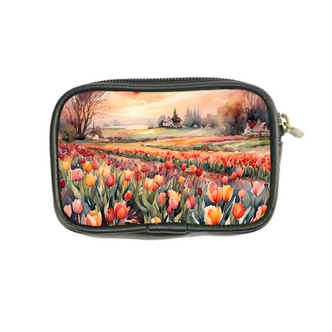 Tulips Field Tree Coin Purse from ArtsNow.com Back