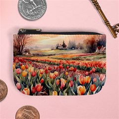 Tulips Field Tree Mini Coin Purse from ArtsNow.com Front