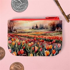 Tulips Field Tree Mini Coin Purse from ArtsNow.com Back
