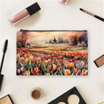 Tulips Field Tree Cosmetic Bag (Medium)