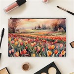 Tulips Field Tree Cosmetic Bag (Large)