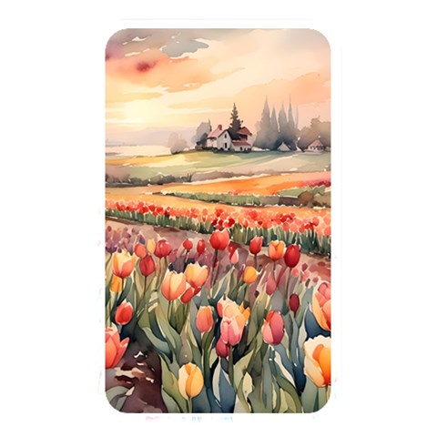 Tulips Field Tree Memory Card Reader (Rectangular) from ArtsNow.com Front