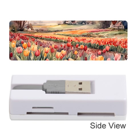 Tulips Field Tree Memory Card Reader (Stick) from ArtsNow.com Front
