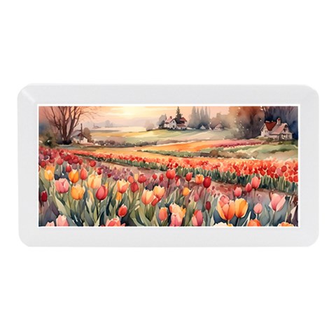 Tulips Field Tree Memory Card Reader (Mini) from ArtsNow.com Front
