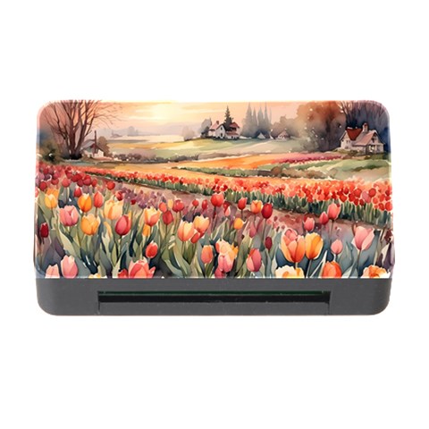 Tulips Field Tree Memory Card Reader with CF from ArtsNow.com Front