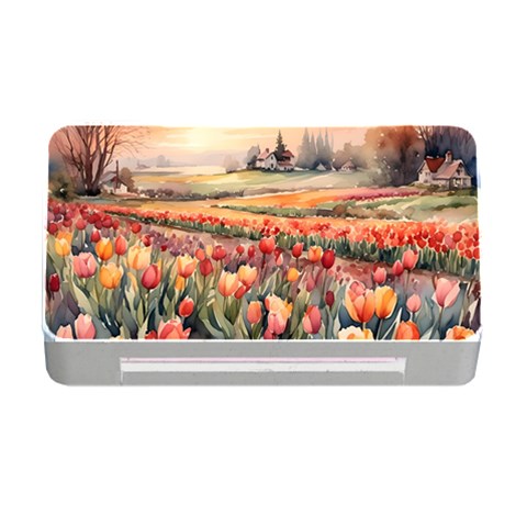 Tulips Field Tree Memory Card Reader with CF from ArtsNow.com Front