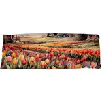 Tulips Field Tree 40 x15  Body Pillow Case Dakimakura (Two Sides)