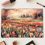Tulips Field Tree Cosmetic Bag (XXL)