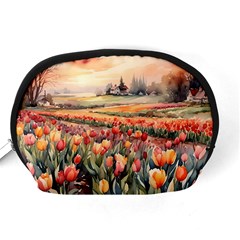 Tulips Field Tree Accessory Pouch (Medium) from ArtsNow.com Back