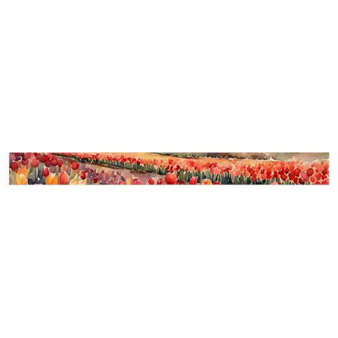Tulips Field Tree Zipper Grocery Tote Bag from ArtsNow.com Strap
