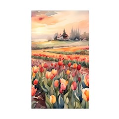Tulips Field Tree Duvet Cover Double Side (Single Size) from ArtsNow.com Back