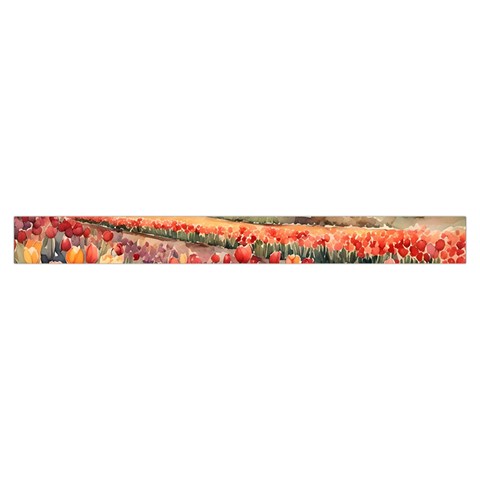 Tulips Field Tree Zipper Large Tote Bag from ArtsNow.com Strap