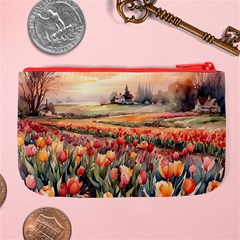 Tulips Field Tree Large Coin Purse from ArtsNow.com Back