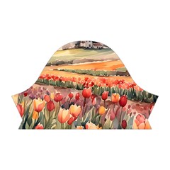Tulips Field Tree Short Sleeve V Right Sleeve