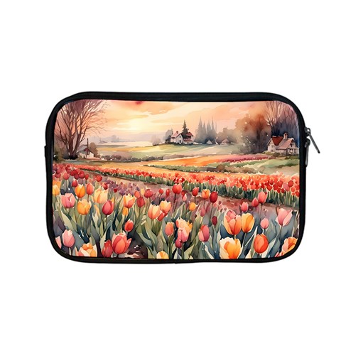Tulips Field Tree Apple MacBook Pro 13  Zipper Case from ArtsNow.com Front