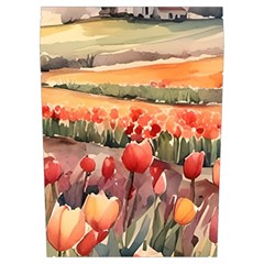 Tulips Field Tree Everyday Shoulder Bag with Pouch Bag from ArtsNow.com Left Pocket