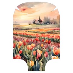Tulips Field Tree Luggage Cover (Large) from ArtsNow.com Front