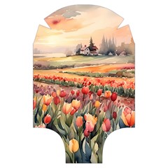 Tulips Field Tree Luggage Cover (Small) from ArtsNow.com Back