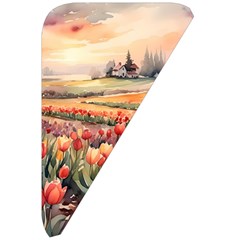 Tulips Field Tree Belt Pouch Bag (Small) from ArtsNow.com Front Right