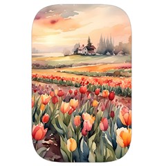 Tulips Field Tree Waist Pouch (Large) from ArtsNow.com Front