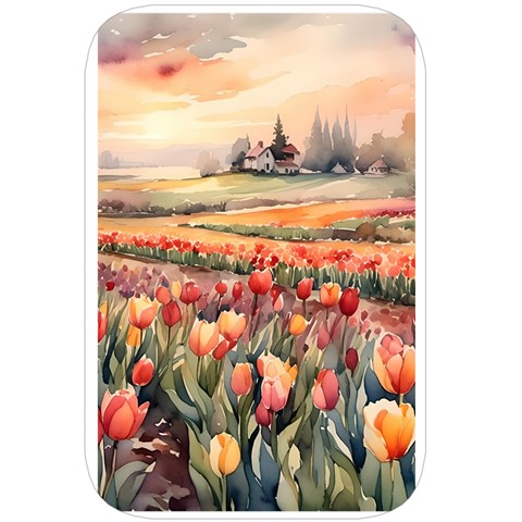 Tulips Field Tree Belt Pouch Bag (Large) from ArtsNow.com Back