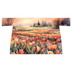 Tulips Field Tree Wristlet Pouch Bag (Small) from ArtsNow.com Back