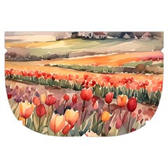 Tulips Field Tree Make Up Case (Small) from ArtsNow.com Side Right