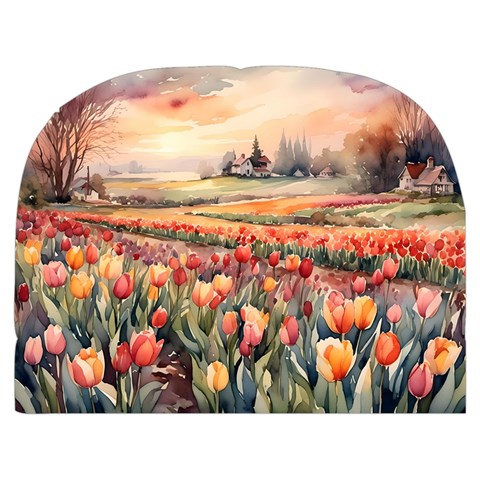 Tulips Field Tree Make Up Case (Medium) from ArtsNow.com Back