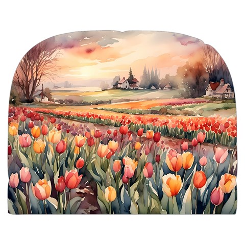 Tulips Field Tree Make Up Case (Large) from ArtsNow.com Back