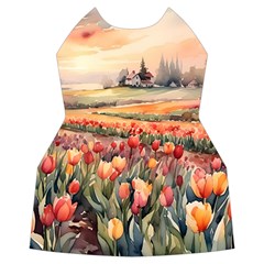 Tulips Field Tree Women s Long Sleeve Raglan T Front
