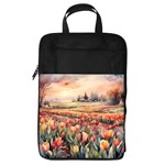 Tulips Field Tree Foldable Shoe Storage Bag