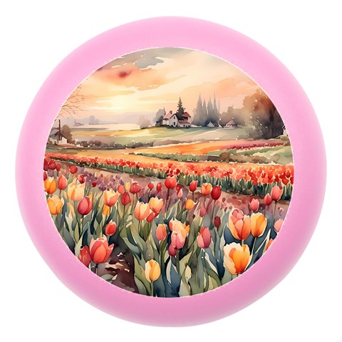 Tulips Field Tree Dento Box with Mirror from ArtsNow.com Front